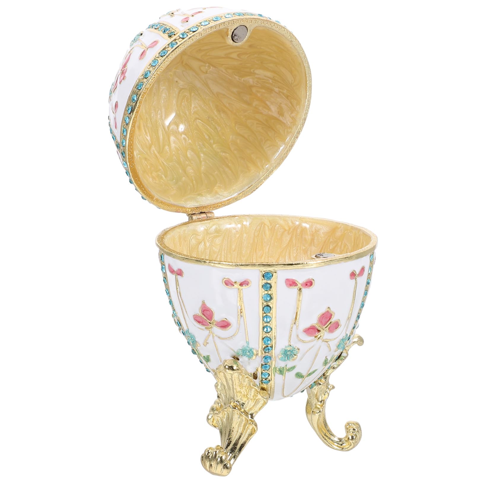 Boîte à bijoux œuf émaillée anti-poussière Gatuida pour protéger et ranger vos petits bijoux précieux