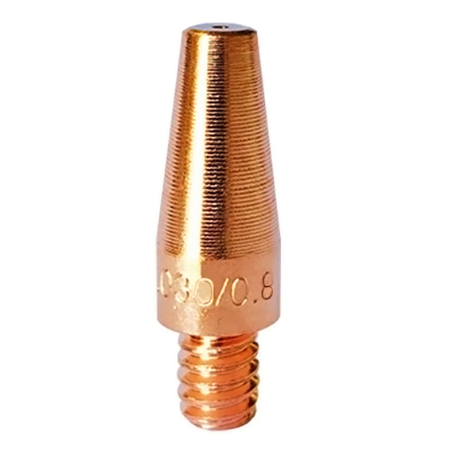 Mig - Puntas de contacto para soldadura (0,8 mm) para pistolas Lincoln Magnum Pro 250/350 MIG, 20 puntas de contacto cónicas .030" 250A/350A