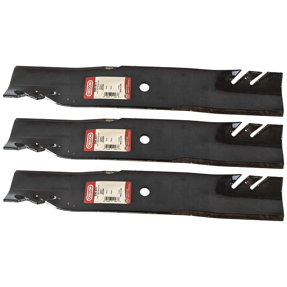 Oregon Paquete de 3 cuchillas 596-817 Gator G5 Gravely 00273100 0496400