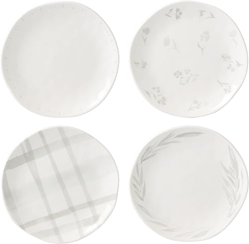 Lenox Oyster Bay - Platos surtidos Tidbit, juego de 4, 2.30 libras, color blanco