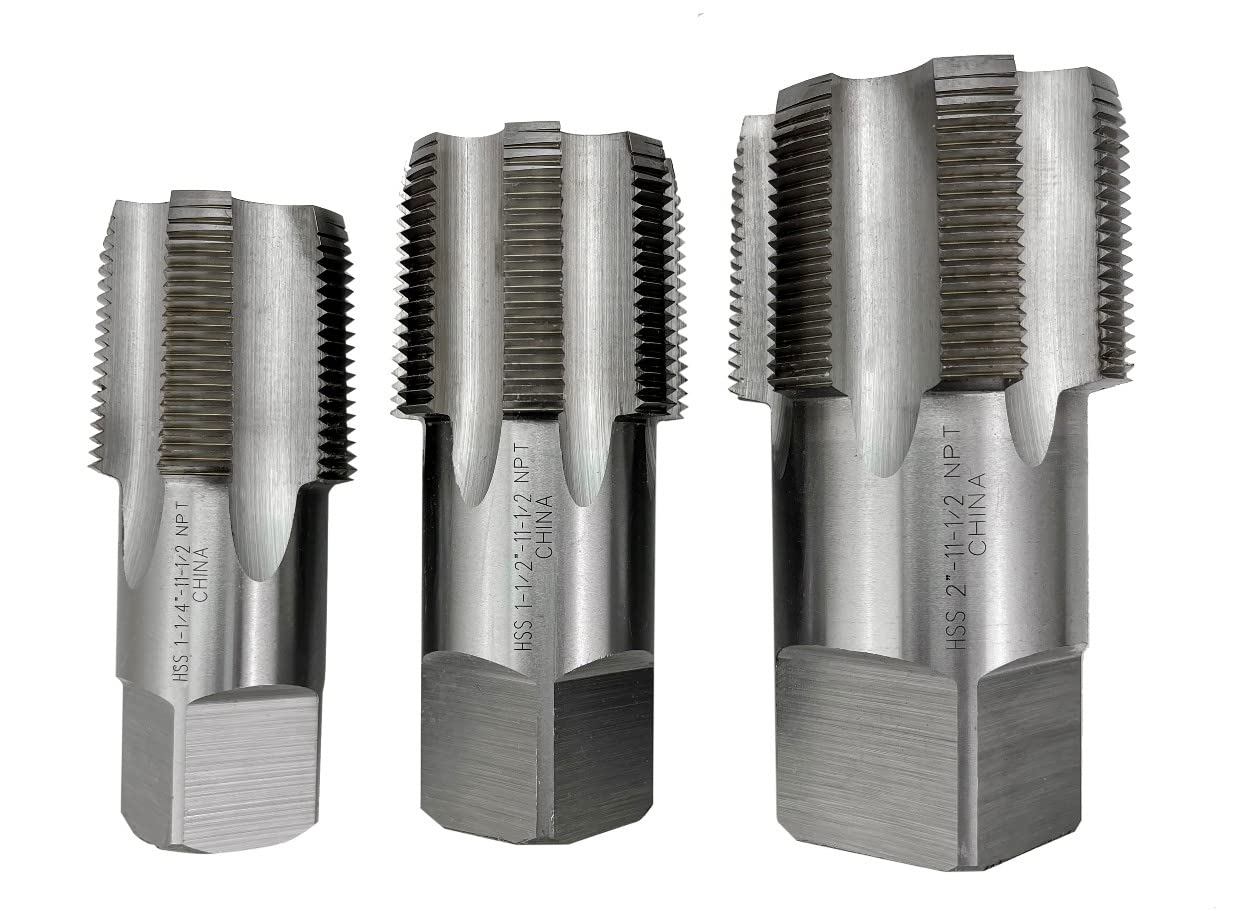 HHIP 1011-3325 1/2-14 Tin Coated Taper Pipe Tap