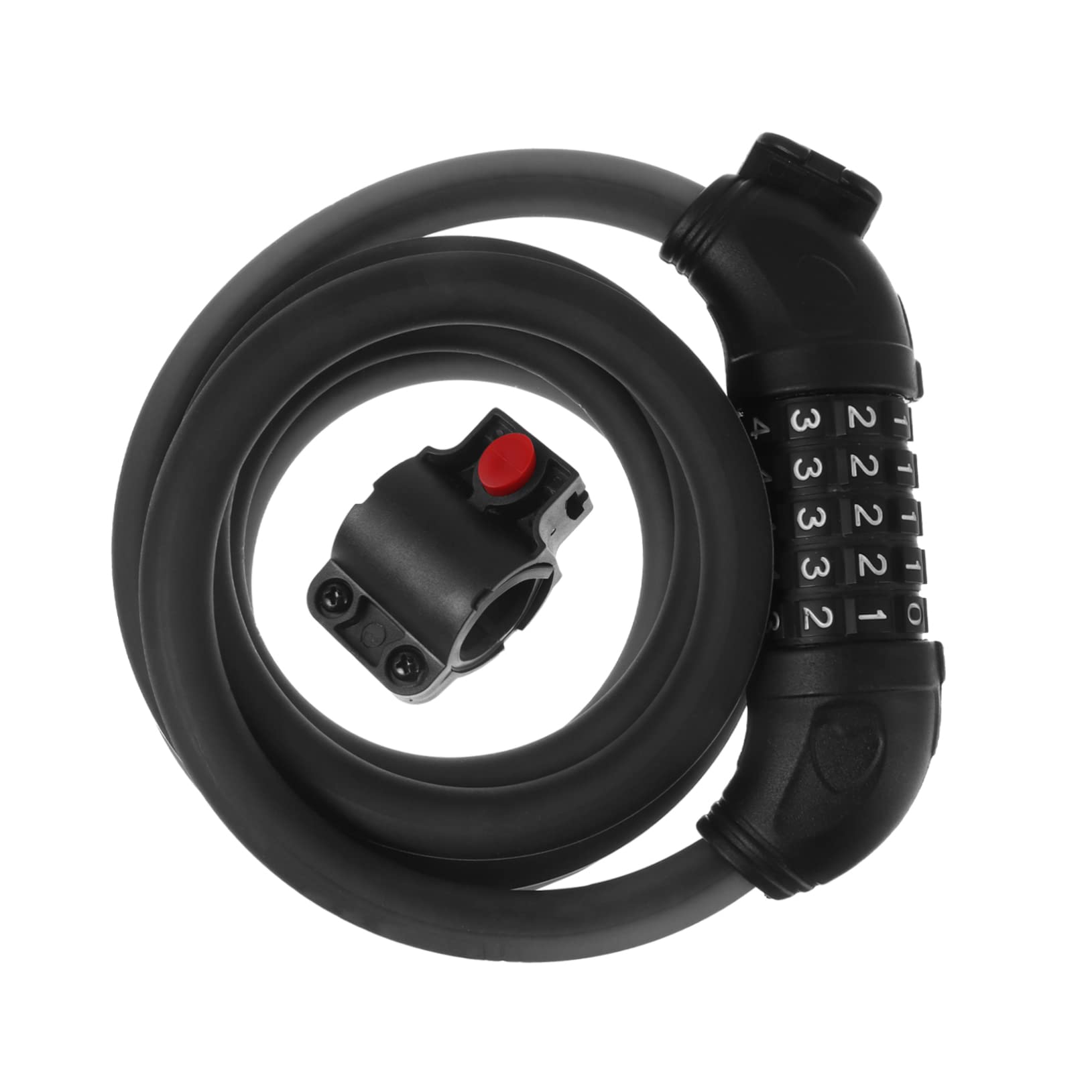 POPETPOP Lucchetto per Bicicletta Cavo Combinazione Reimpostabile Cifre Resistente e Protettivo Adeguata per Blocco Bici