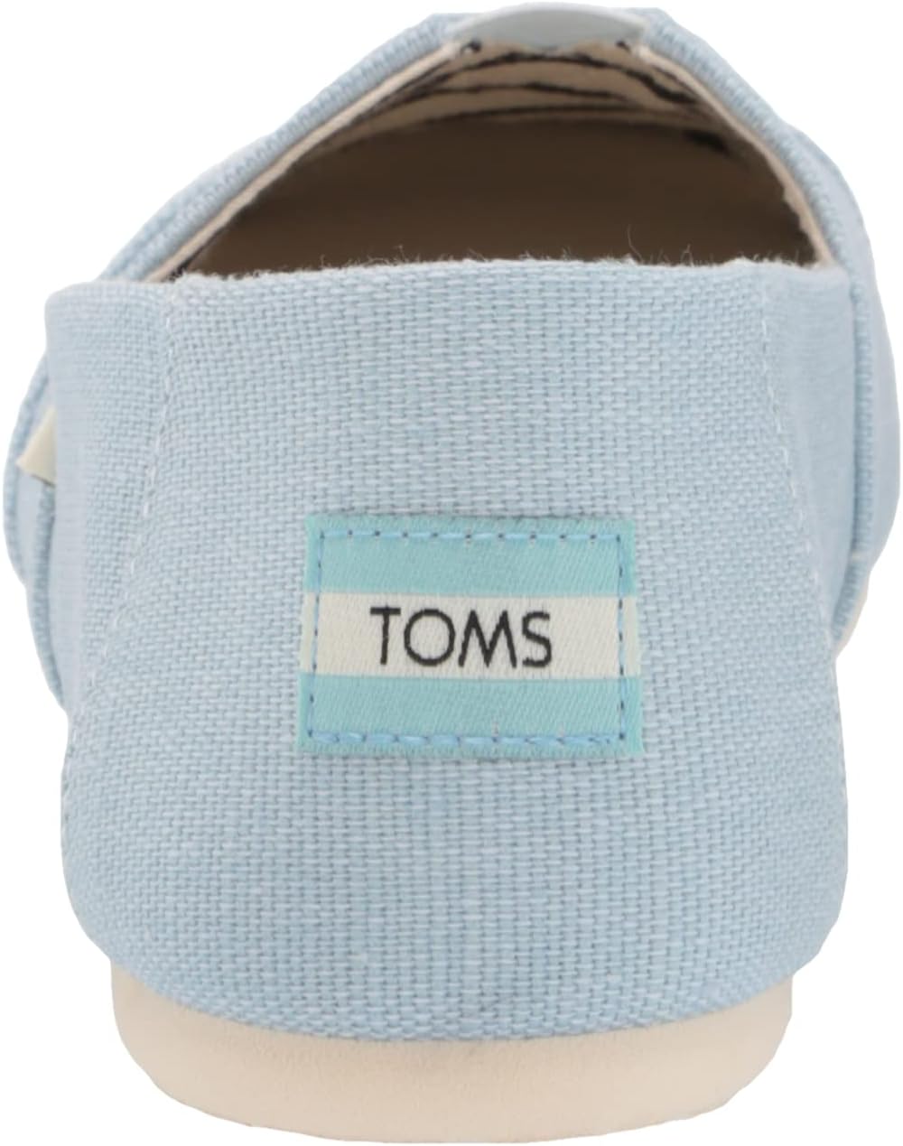 TOMS Women's, Alpargata Eco Dye Slip-On 8 Heritage Canvas Blue