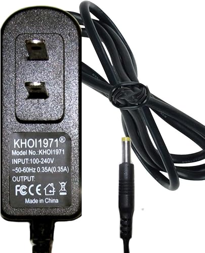 KHOI1971 Cable de alimentación de pared adaptador de CA compatible con VTech VM5251 Video Digital Baby Monitor 5 pulgadas pantalla LCD