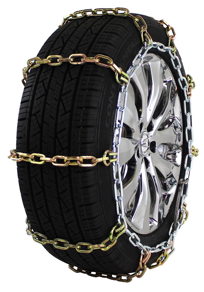 Quality Chain Light Truck Heavy Duty Square Link Alloy Non-Cam Tire Chains – Single Mount (2128RHD)