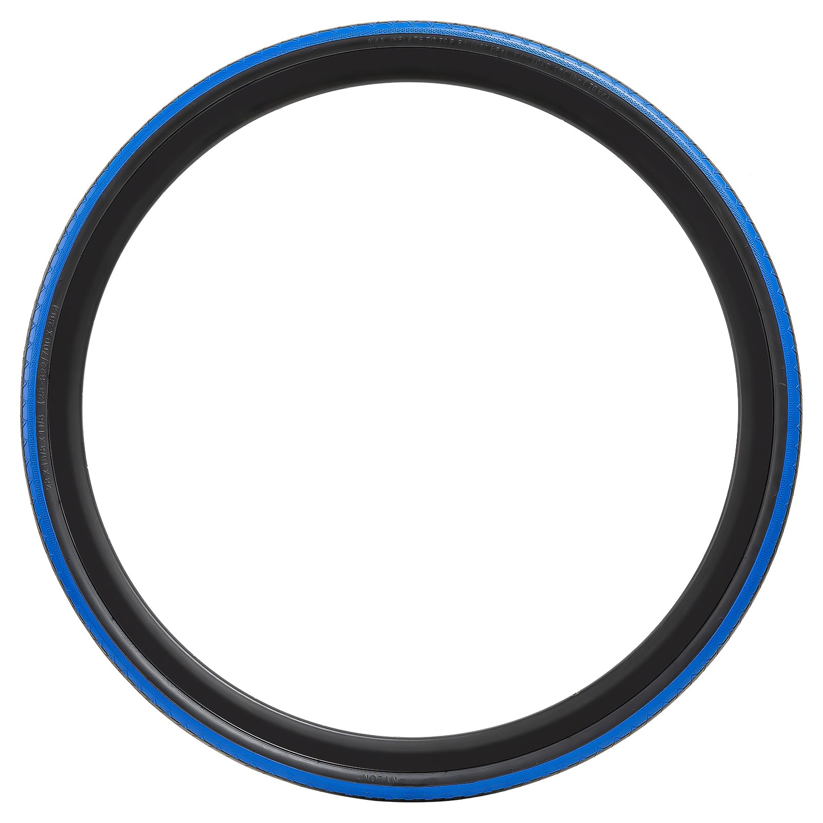 YunSCM 2Pcs 700C Pneumatici per bici 700x28C ETRTO 28-622 e 28 pollici Camere d'aria per bici Valvola Presta, Compatibili con pneumatici e camere d'aria per bici 700x26C 700x28C 700x30C (blu+nero)