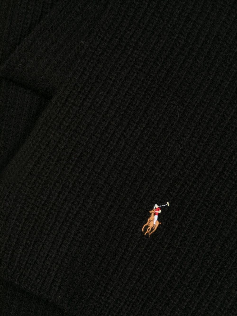Ralph Lauren Polo Sciarpa con motivo Polo Pony misto lana/nylon riciclato