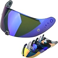 Vista 12 de Visera para Casco Compatible con T520 ST1400 para Motocicleta, Visor R1 Air para Cara, Protector de Casco, Accesorios de Reemplazo, Visera para Rojo