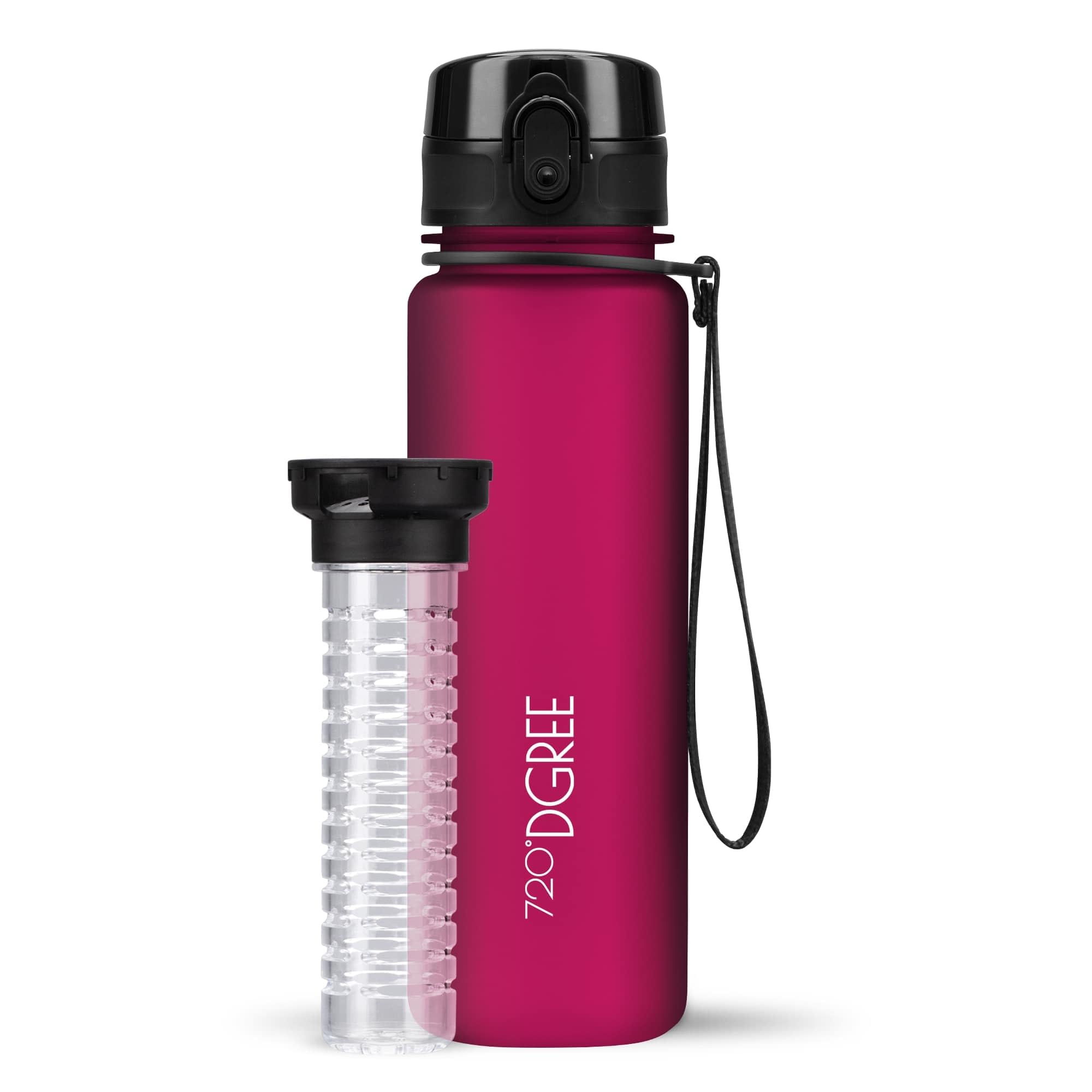 720°DGREE Botella Agua 1 Litro “uberBottle“ - Tamiz-Fruta, softTouch - Sin BPA, Prueba de Fugas, Reutilizable - Cantimplora, Water Bottle ideal para Deporte, Fitness, Gimnasio, Senderismo, Ciclismo — view 177