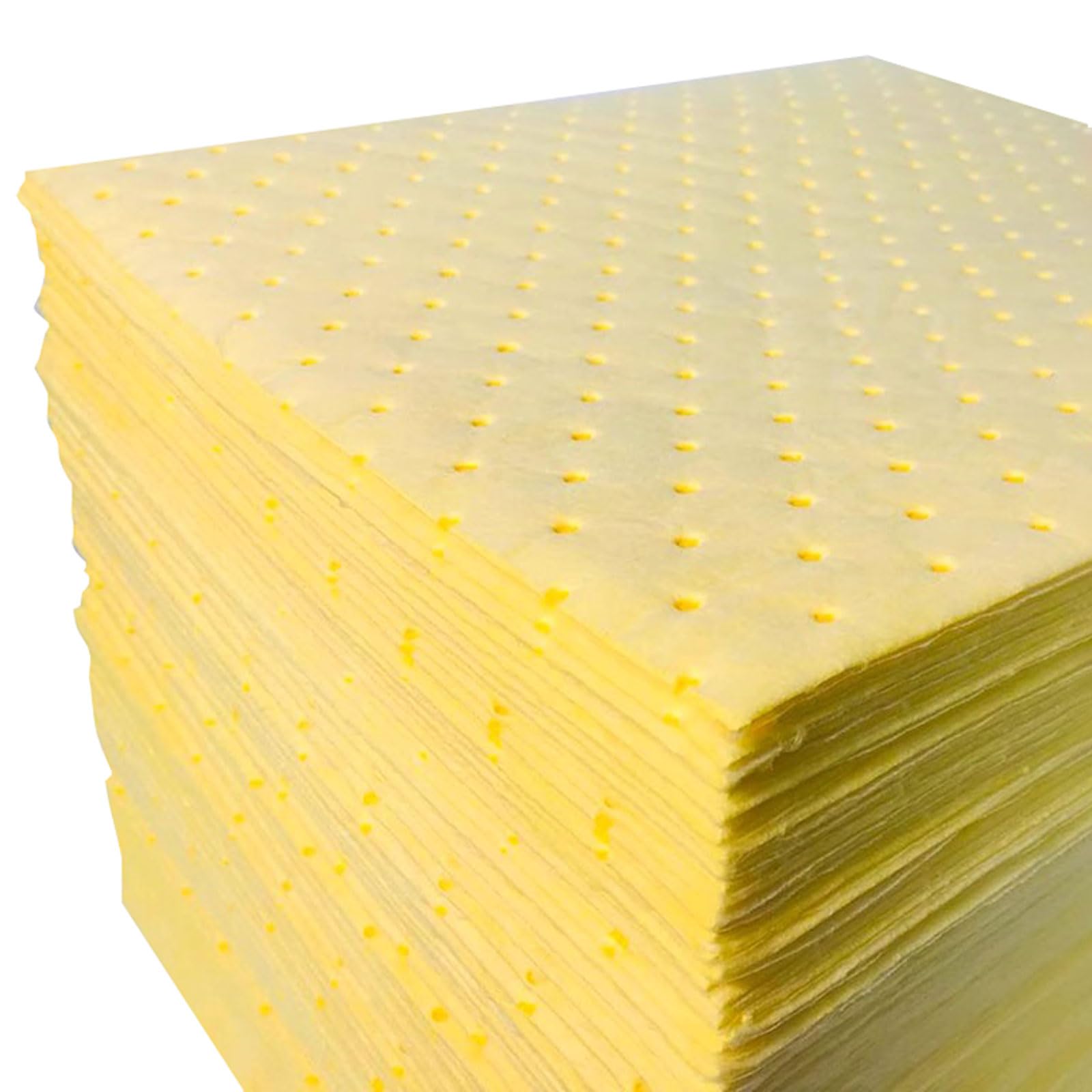Alfombrillas absorbentes de aceite， Rollo de lámina absorbente de aceite for productos químicos, ácidos agresivos, álcalis, estera absorbente química, almohadillas de respuesta a derrames for uso en i