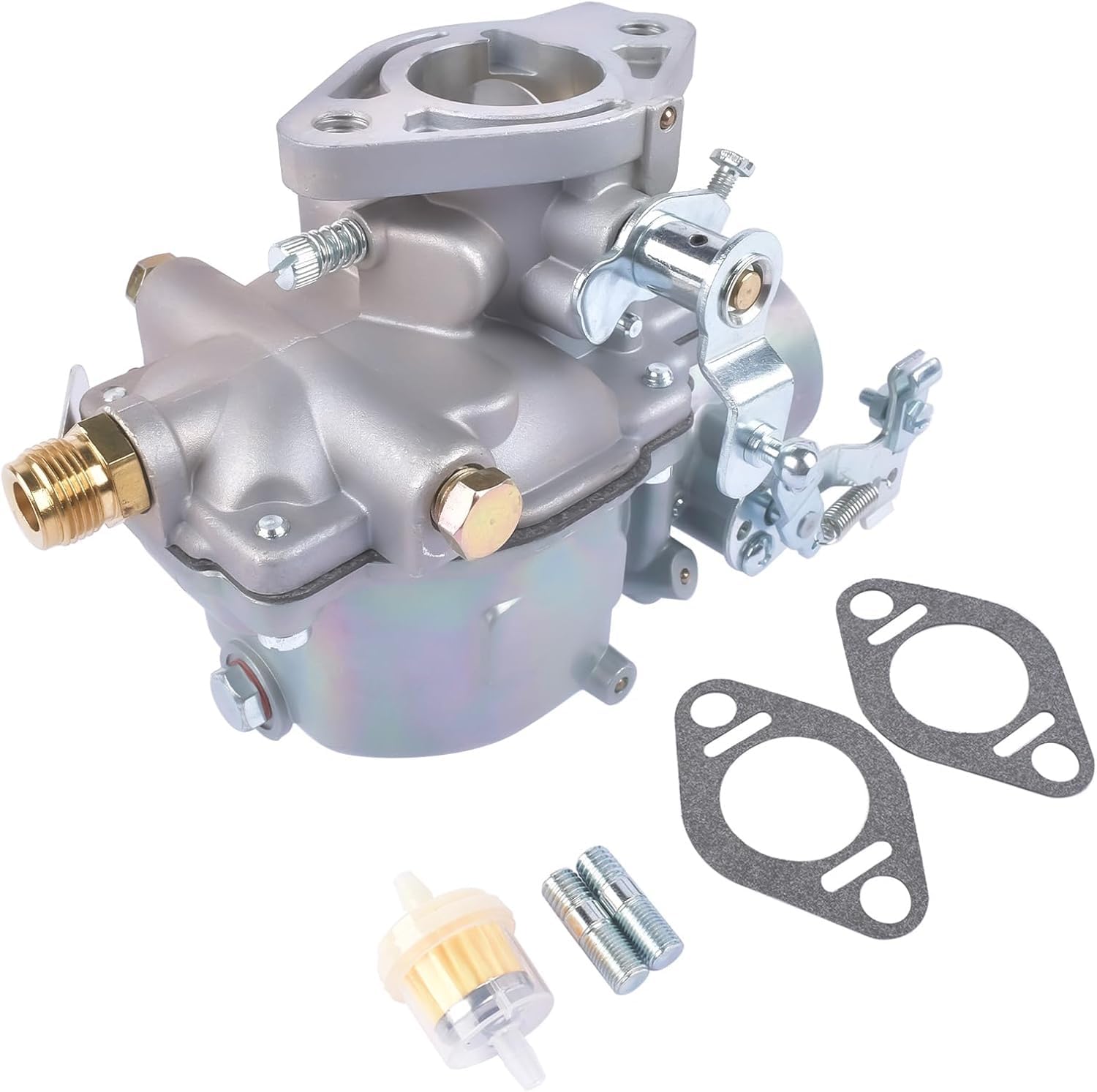 Enocos 1103-0004 Carburetor Carb with Gasket & Fuel Filter Fits for 1965-1974 F'-ord New H'-olland Tractor 3000 Series 3 Cyl Replace# 13916 R4100