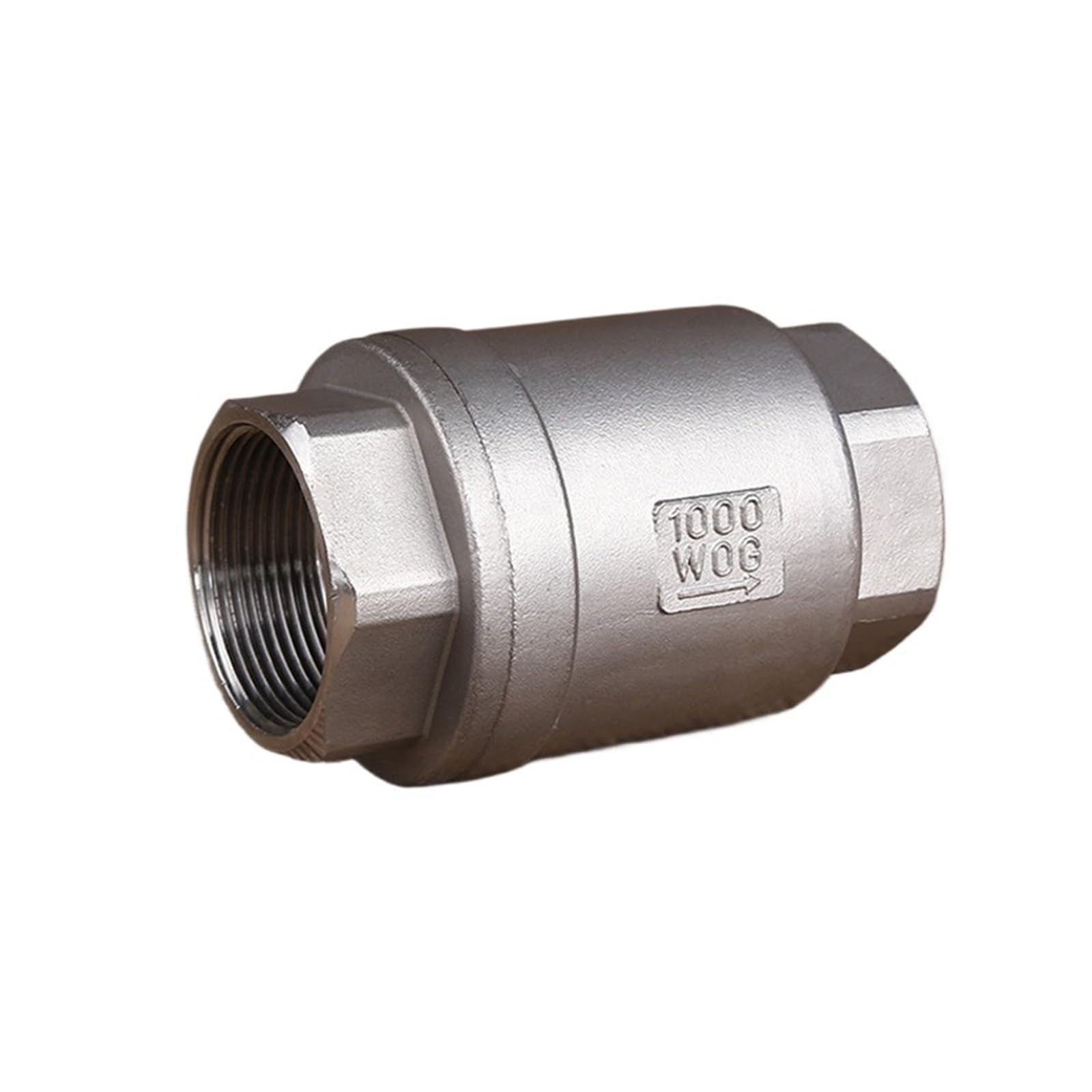 Valvola di ritegno femmina da 1/2 pollici DN15 DN20 DN25 Valvola di ritegno verticale a molla in acciaio inossidabile 304 1 pz(DN15)
