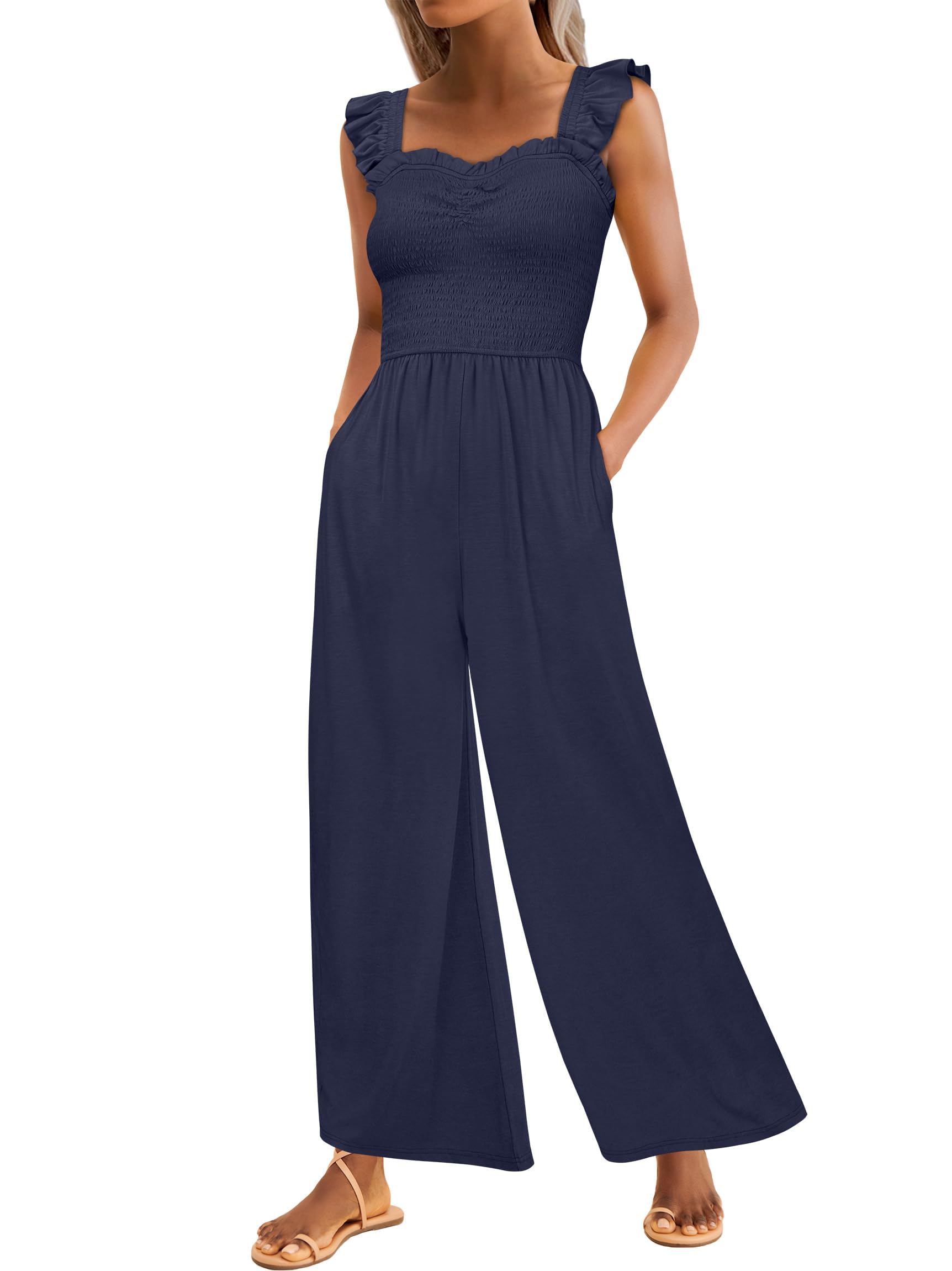 Caracilia Smocked Jumpsuit