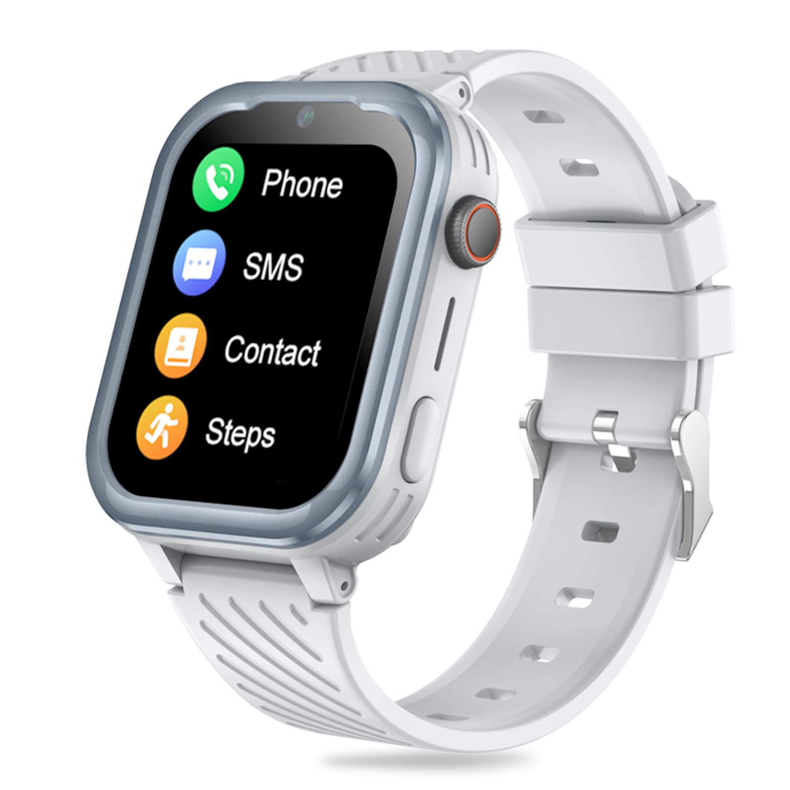 DDIOYIUR Reloj Inteligente Niño 4G/GPS/WiFi/Videollamada/SOS, Regalos Smartwatch Niño Niña con Fotografía, Música, Horario de Clase, Modo de Clase, Despertador, Podómetro, Contraseña.