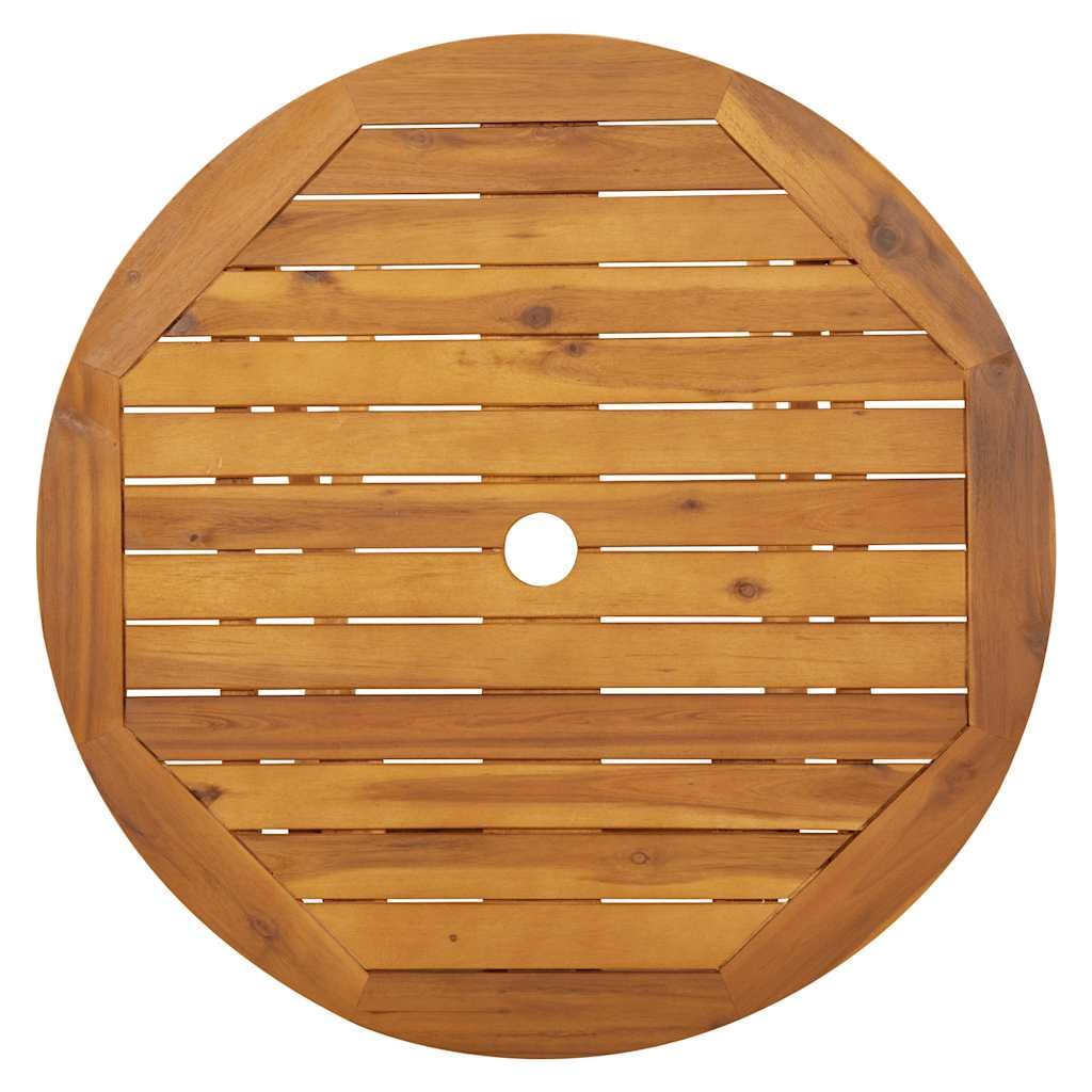 vidaXL Tavolo da Giardino Pieghevole 70 cm in Massello di Acacia