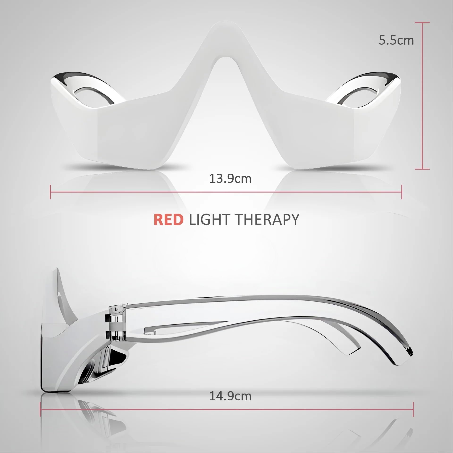 ENLIWISH Heated 3D Eyes Wrinkle Massager, Microcurrent Red Light Therapy for Puffiness, Dark Circles, Under Eye Bag , Rechargeable and Foldable Vibration Eyecare Glasses, Advanced Eye Mask with 3 Modes — Amazon image 6