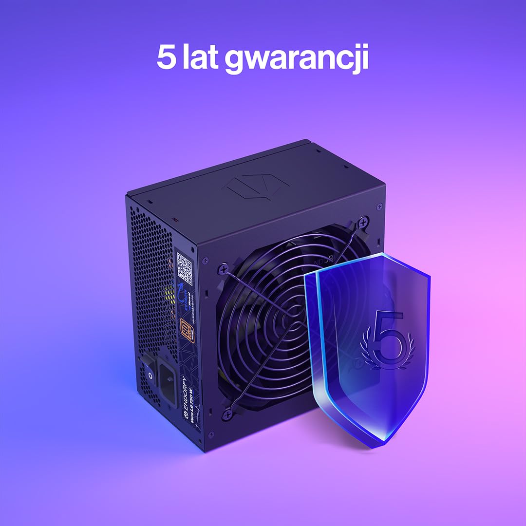 ENDORFY Vero L6 750W ATX 3.1 zasilacz 80 PLUS Bronze, Cybenetics Silver, PCIe 5.1, 12V 2x6 600W, Stratus 120 mm, PSU do PC Gaming, 750 W