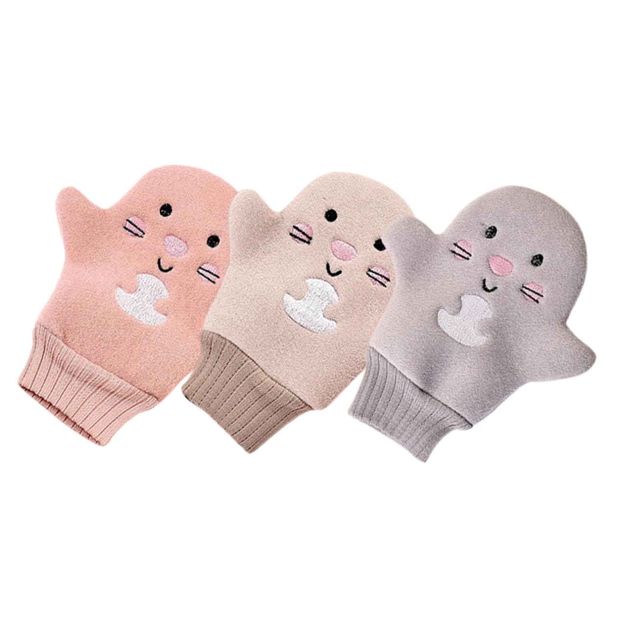 Healeved 3Pcs Exfoliating Bath Mitt Unisex Scrubbing Gloves for Dead Skin Removal Korean Style Viscose Washcloths for Spa Relaxing Bath Experience