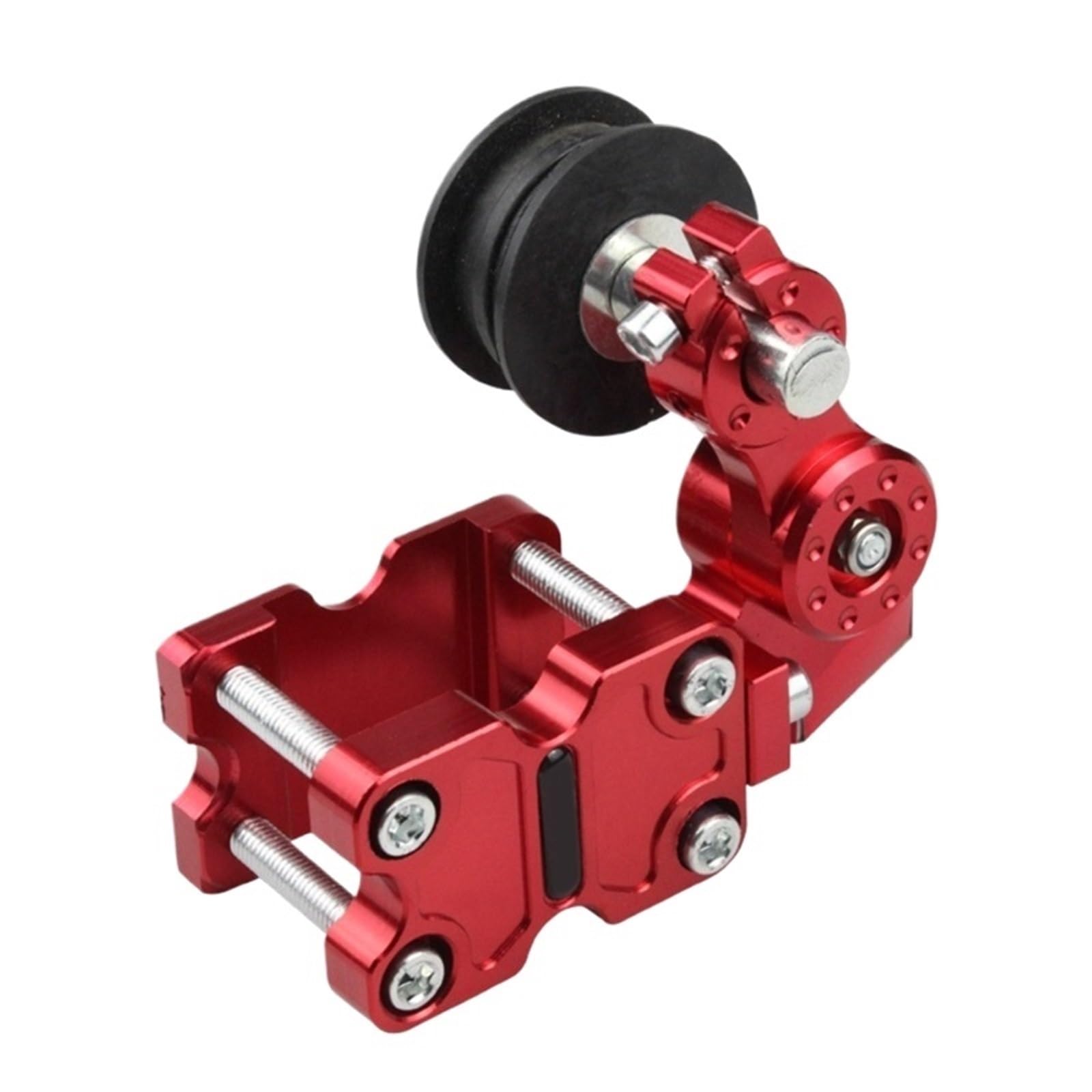 Tendicatena Tendicatena per motociclette, ATV, motocross, puleggia, rullo di regolazione della tensione catena Tendicatena Distribuzione(Red)