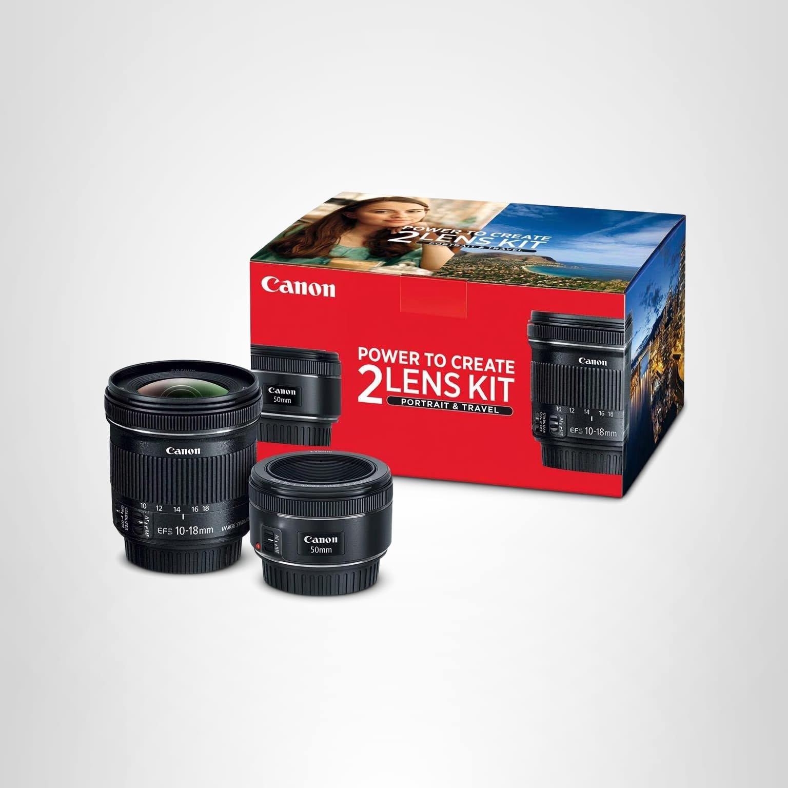 Amazon.com : Canon Portrait and Travel Two Lens Kit with 50mm f