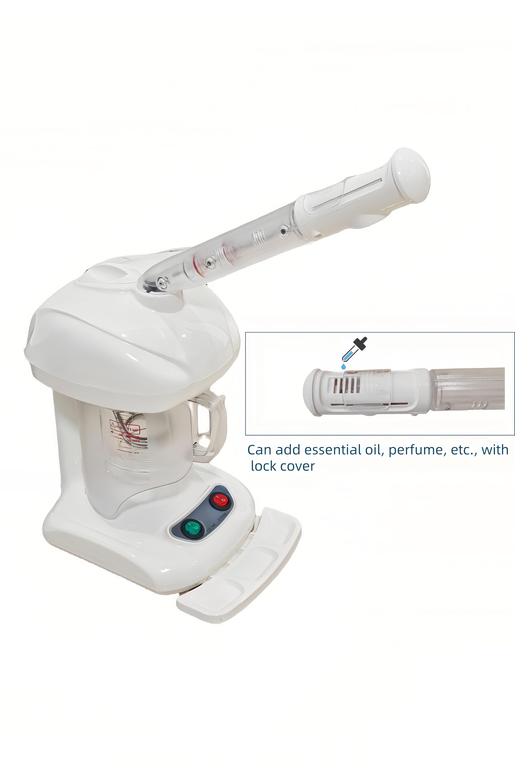 Vaporizador Capilar y Facial 2 en 1, Vapor Nano Iónico, Cuidado Profundo para Cabello y Piel, Uso Doméstico y Salón
