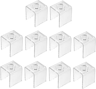 FRCOLOR 10Pcs Molde De Batom Moldes De Tubo De Batom Molde De Batom De Maquiagem Bandeja De Bálsamo Labial Molde Acrílico Display Risers Bálsamo Labial DIY Rack Acessório De Batom Bálsamo