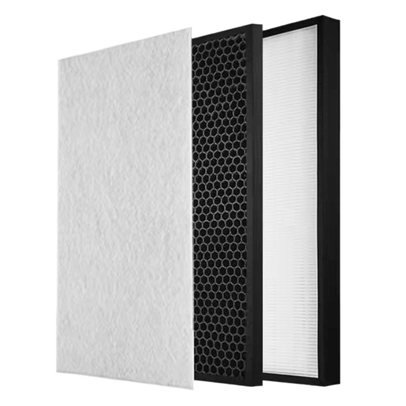 Jxhoengpo 1Set Hepa Carbon Humidifiying Filter, Compatible With Sharp, For Kc-A40 Kc-A40sa Kc-A40eu Kc-A40j Kc-A40e Air Purifier Fz-A40hfe Fz-A40dfe Fz-A60mfe