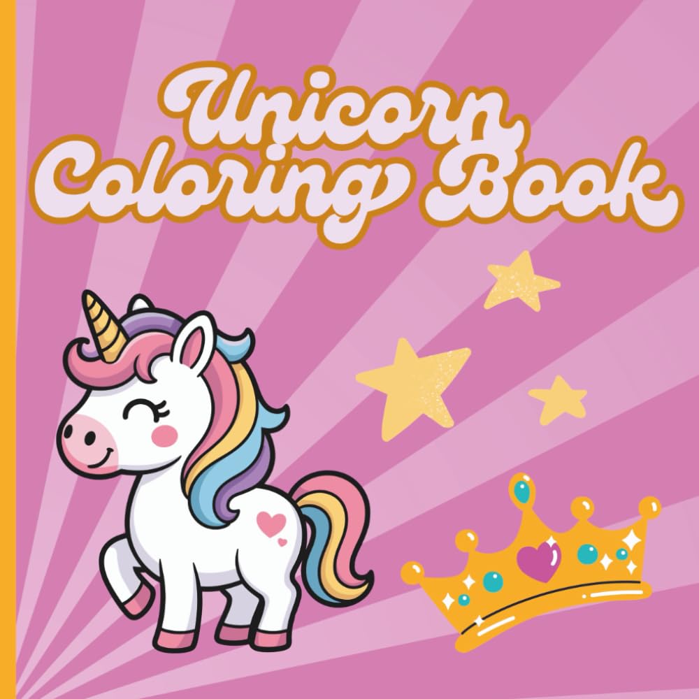ABC Unicorn Coloring Book For Kids