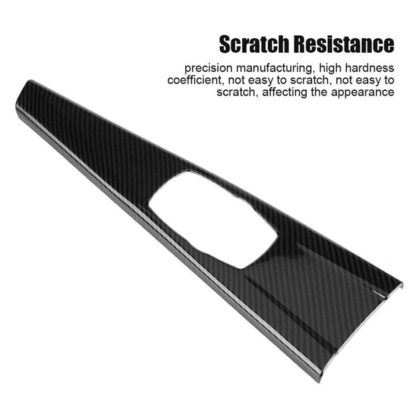Tiras Decorativas Embellecedor De Cubierta De Panel Multimedia para Coche Pegatina para Serie 3 F30 F34 Serie 4 F33 F36 Embellecedor Interior De Fibra De Carbono Coche Ajuste Interior
