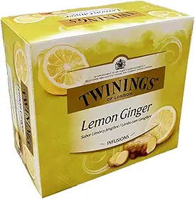 Twinings Chá de Misto Limão e Gengibre 50 Sachês