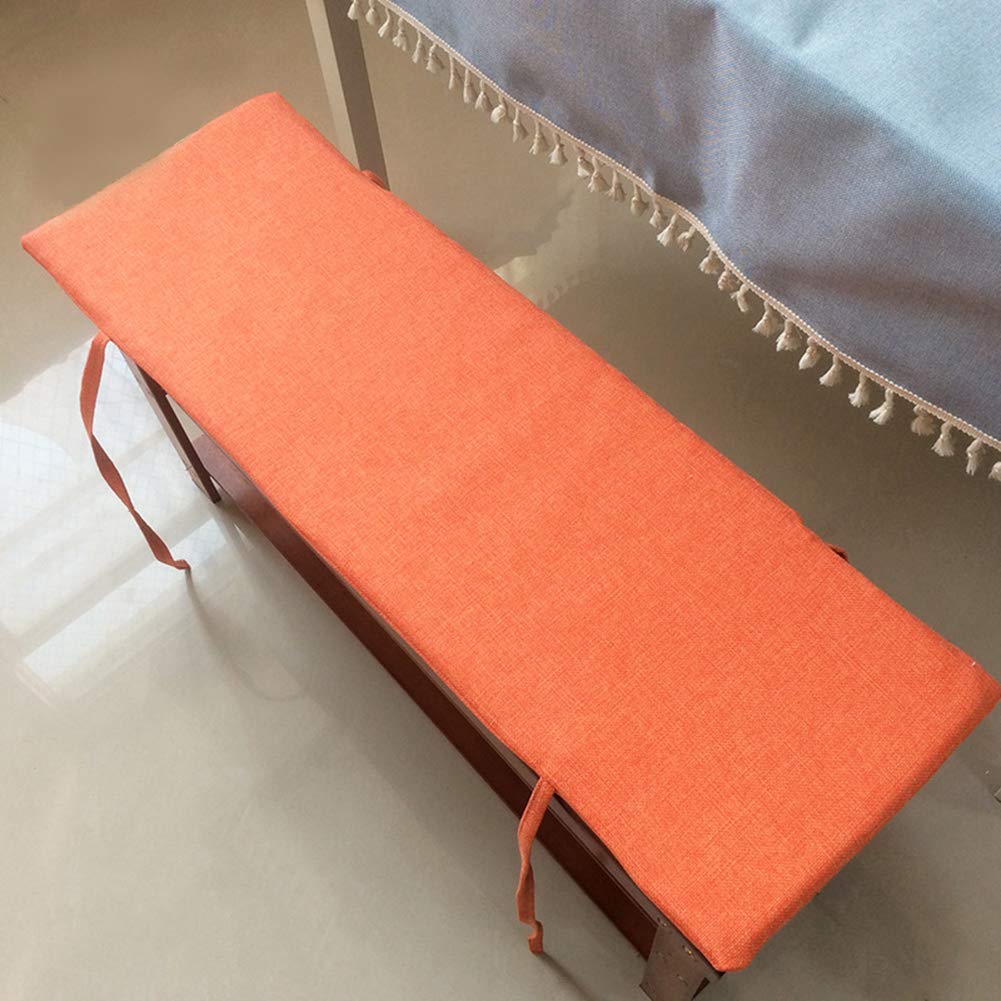 Coussin de banc extérieur lavable et confortable pour chaise en bois