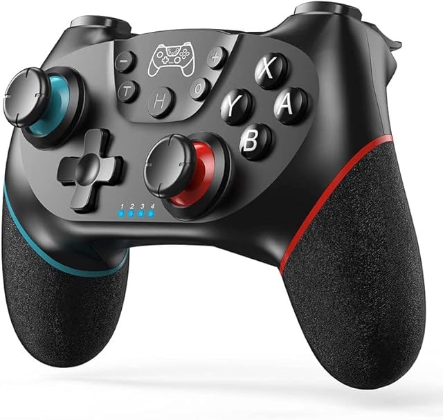 2022 Upgraded Switch Controller Wireless Switch Pro Controller for Nintendo Switch/Lite/OLED, Gamepad for Nintendo Switch Supports Wake up, Gyro Axis, Turbo, Dual Vibration and Screenshot Function