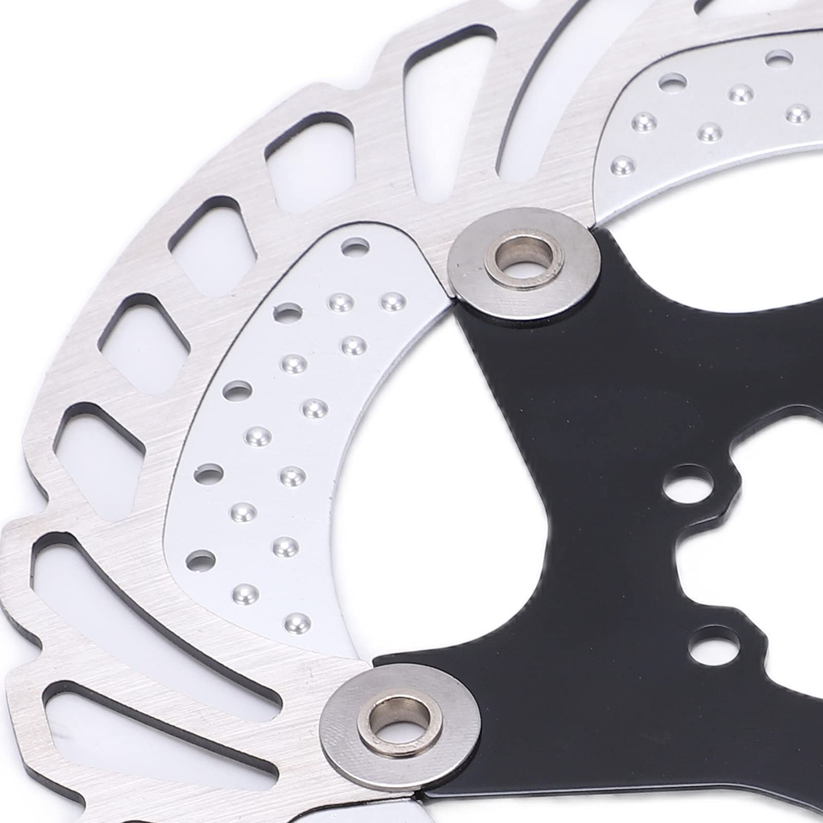 Disc Brake Rotor Black CNC Engraving Anodized Bike Accessories for Mountain Biking