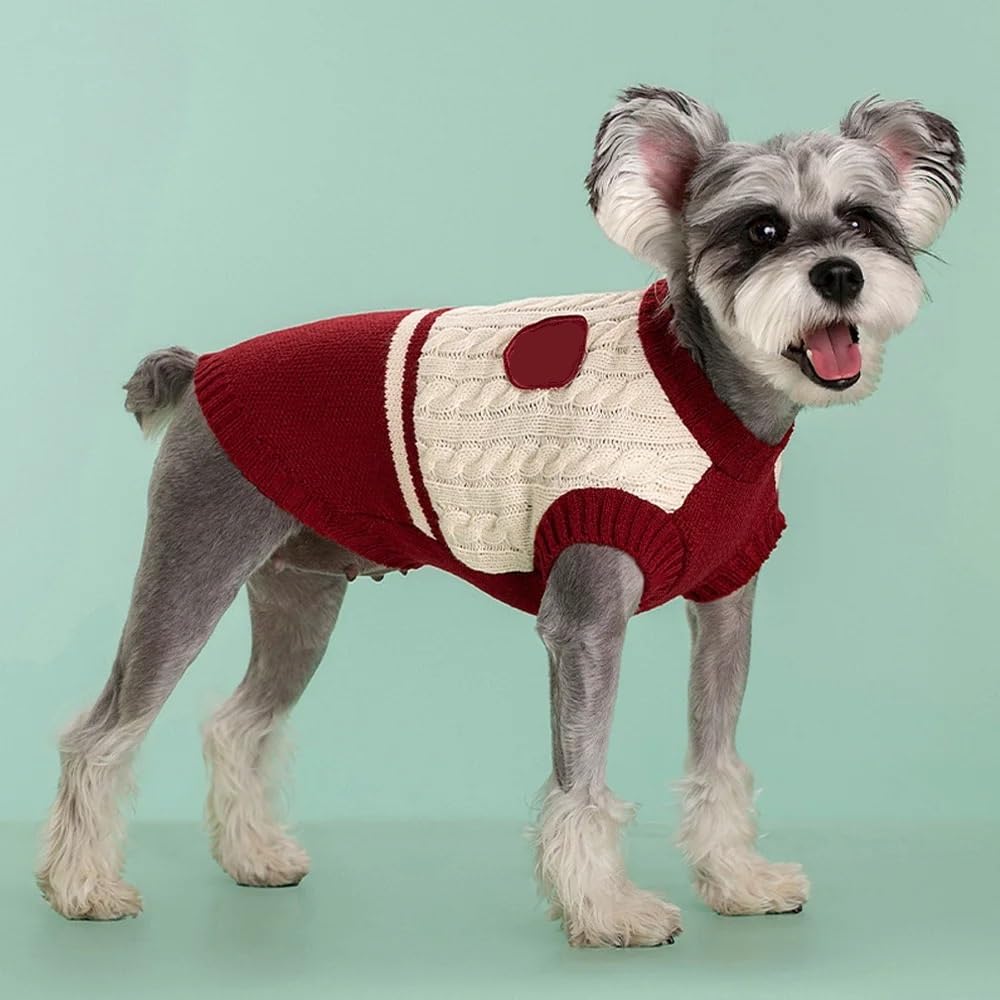 Maglione for cuccioli di cane alla moda, classico, caldo, for cani e gatti, maglioni natalizi, carino, abbigliamento for carlino, chihuahua e yorkshire.(3,L)