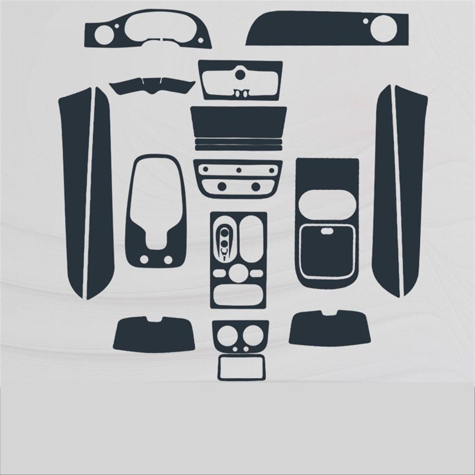 Film transparent pour Bentley Bentayga 2021 protection console centrale habitacle