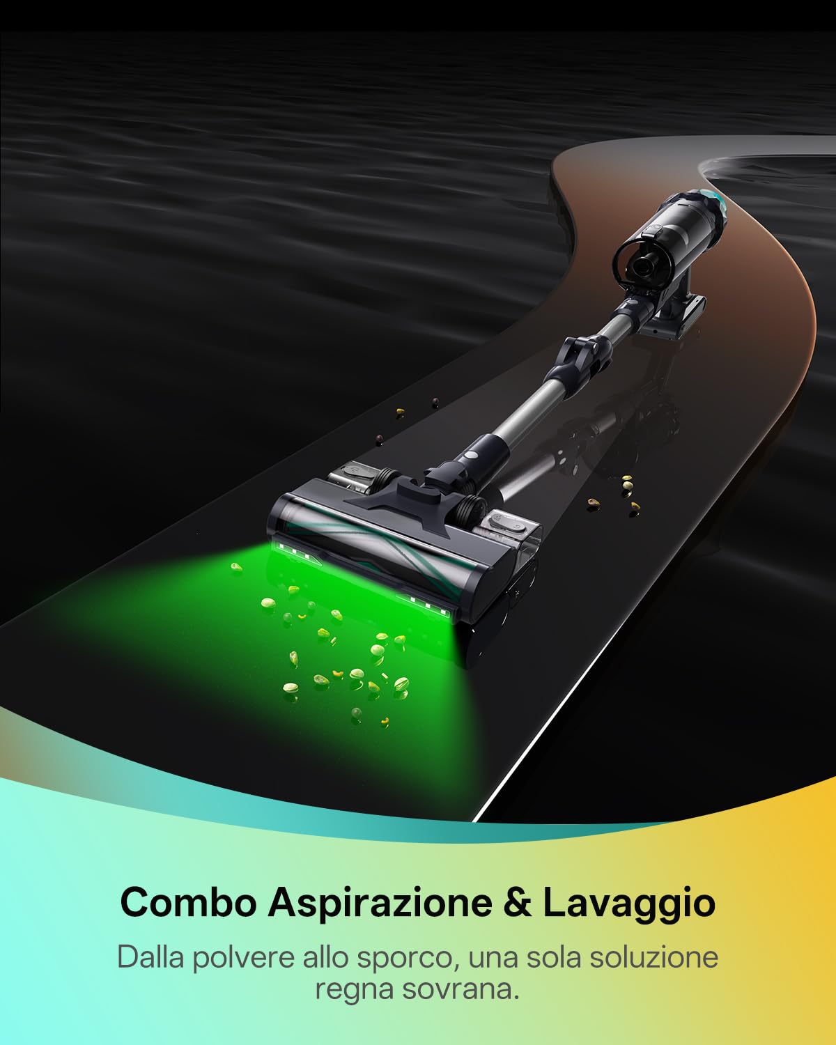 Vexilar Aspirapolvere Senza Fili Potente 65000Pa/ 60Min, V15Max Aspirapolvere Lavapavimenti,Antigroviglio,Ultraleggero,Scopa Elettrica Senza Fili Aspirapolvere Senza Sacco per Pavimenti/Tappeti,Nero