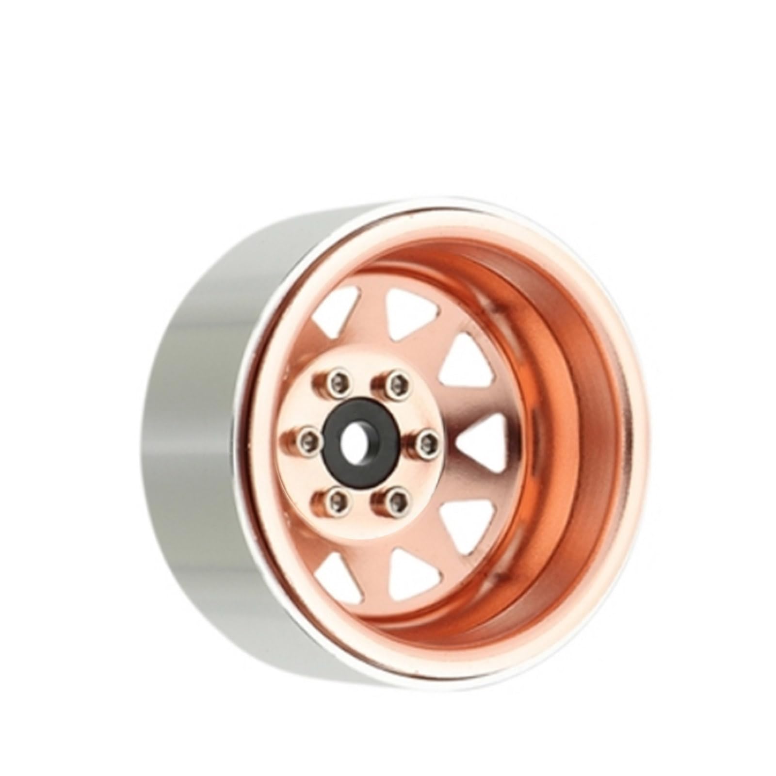 Cerchioni per Auto telecomandati da 1, 9 Pollici, 4, 5 Slot, Parte modificata in Metallo per Camion da Arrampicata per Auto a, Forniture Decorative, Controllo cingolato, Ruota in Metallo