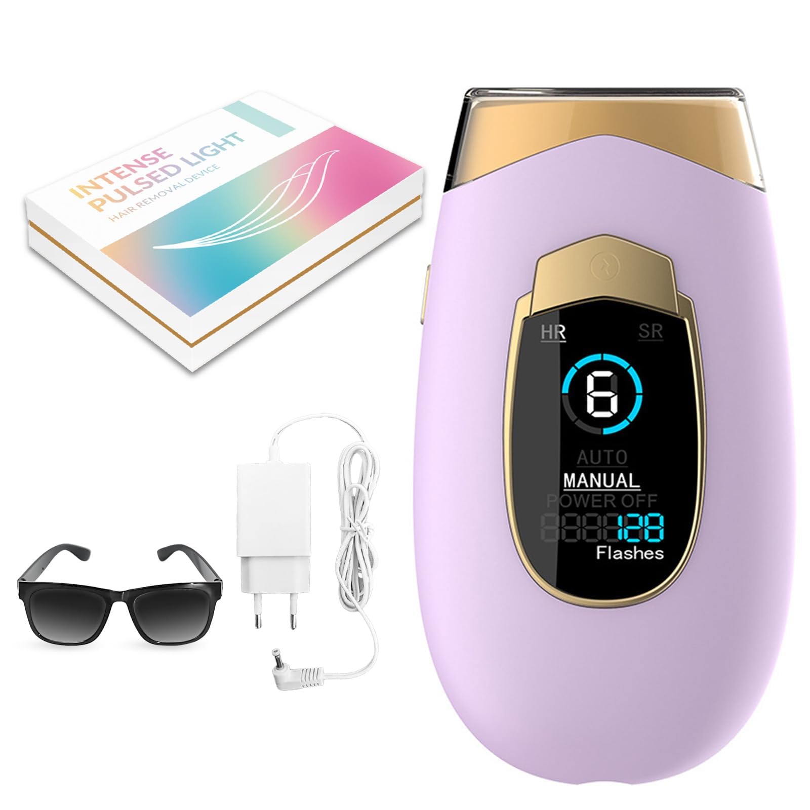 Epilator met gepulseerd licht