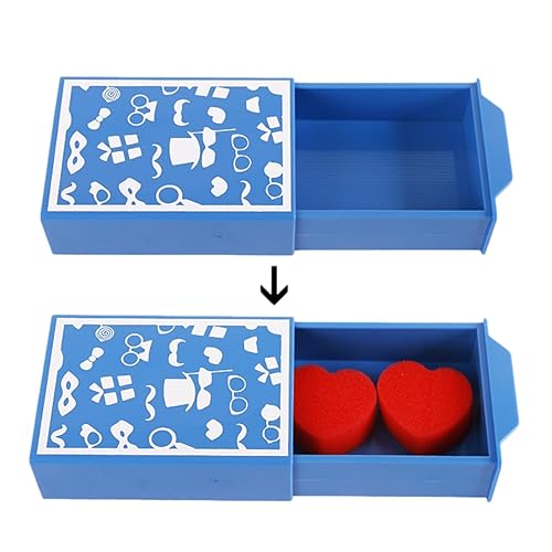 Miniatura 9 de Truco de caja de cajones  Cajas vacías para niños - Maravillosa caja de artículos de producción Caja apareciendo corazón de esponja para niños