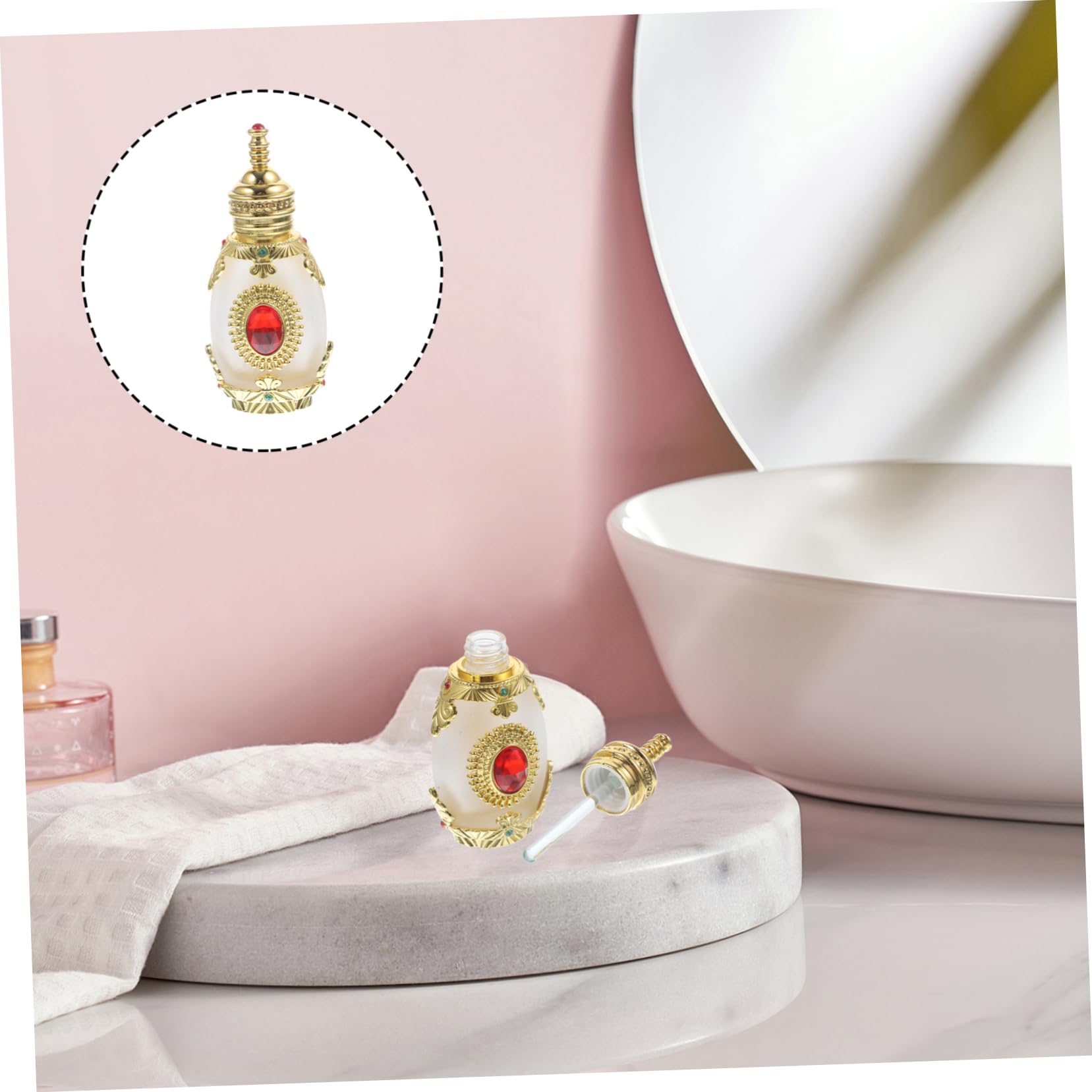 Housoutil 3pezzi Vintage Per Profumi Ricaricabile Per Design Per Per Regali Speciali e Festive