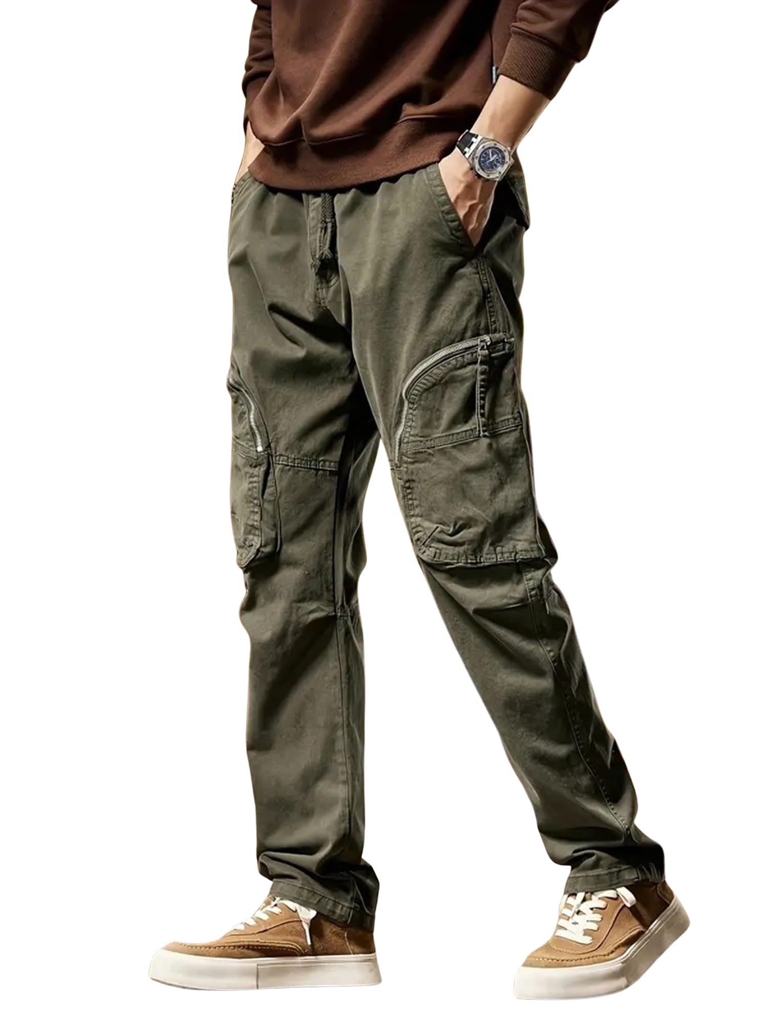 Men Cargo || Men Cargo Pants || Men Cargo Pants Cotton || Cargos for Men (Cargo-81-84)-image-49