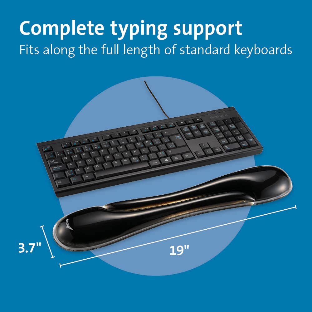 Kensington Duo Gel Wave Keyboard Wrist Rest