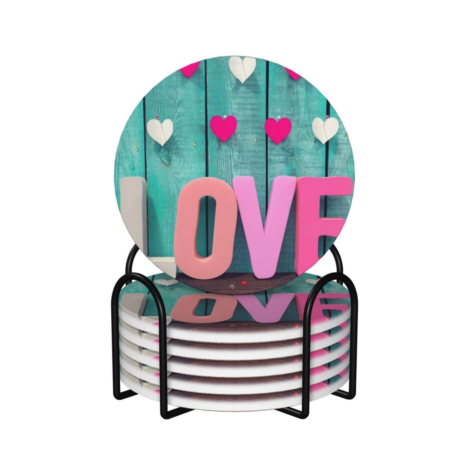 Dessous de verre en céramique pour une décoration de table de cuisine conviviale