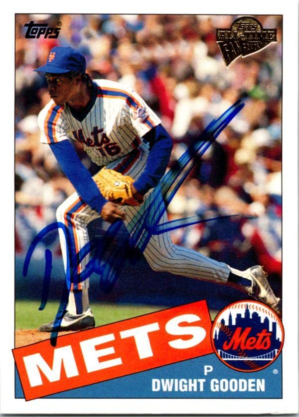 Autograph Warehouse 343949 Dwight Gooden Autographed Baseball Card - Doc New York Mets 2003 Topps Archives No. 114 1985 Style