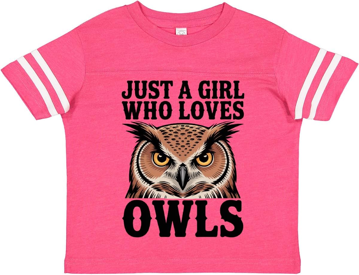 inktastic Just a Girl Who Loves Owls Toddler T-Shirt
