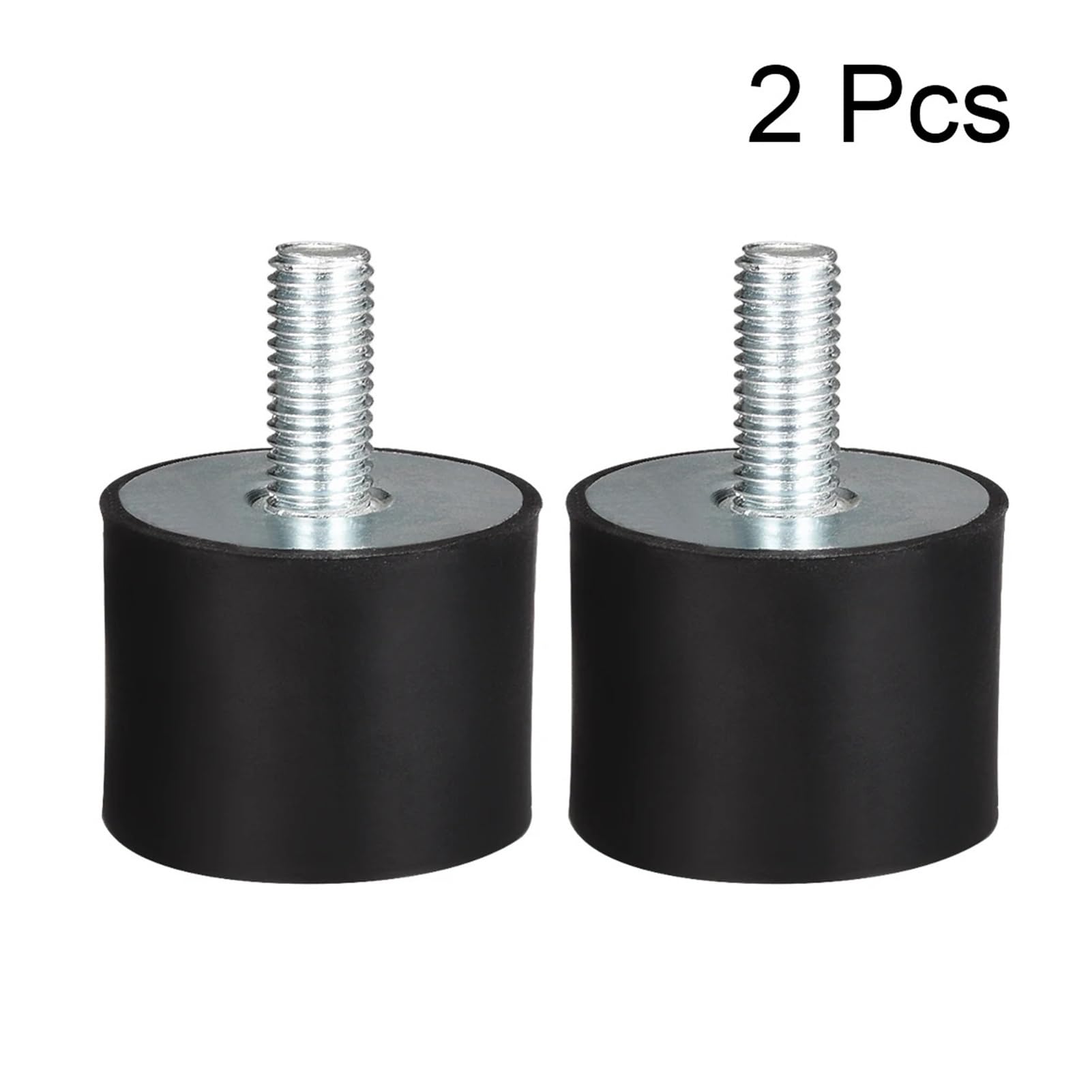 Goujons en Caoutchouc Amortisseur 2 pièces M8 M10 mâle/Femelle Vibration Silentblock Bateau Voiture Bobine Noir(Size 2)