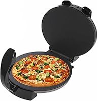 Vista 1 de Máquina de crepas de mesa, máquina eléctrica para panqueques, placa antiadherente de calefacción de doble cara de 12 pulgadas, temperatura ajustable