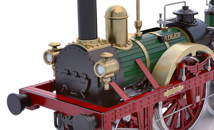OcCre Adler 蒸気機関車 1/24 Occre Model Train Adler Locomotive 1:24 Scale, 18.0 x 9.0 x