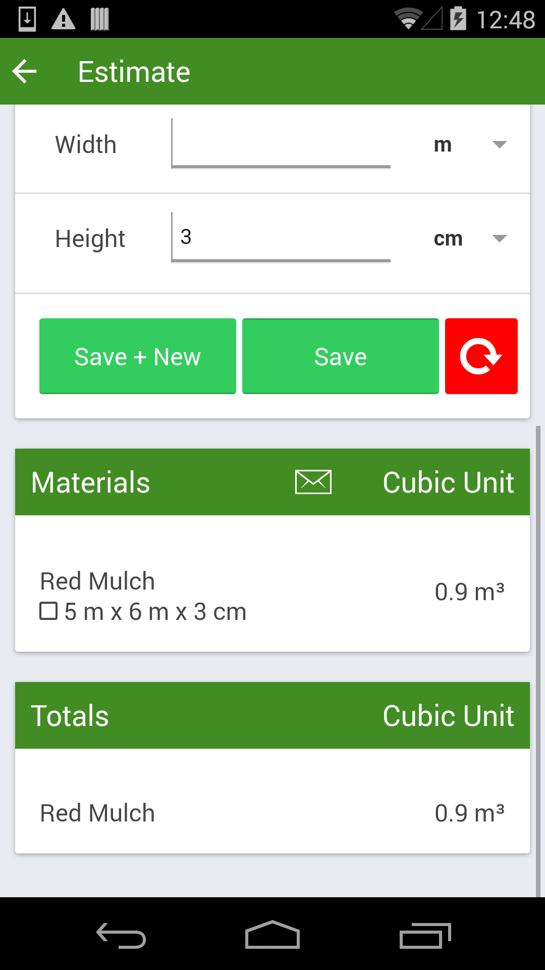 Mulch Calculator App on Amazon Appstore