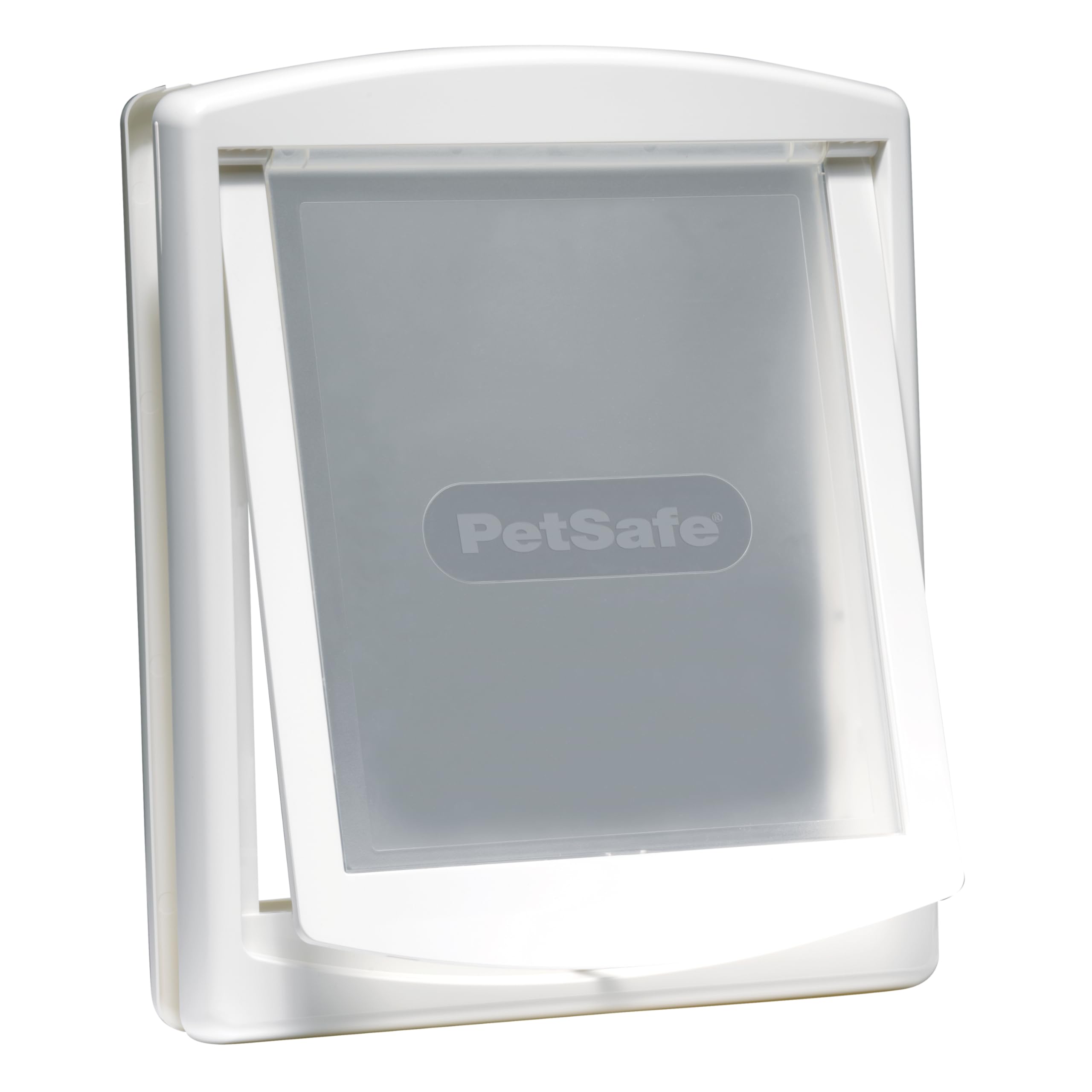 PetSafe Original 2 Way Pet Door - Manual Lock, Durable Frame, Multiple Colours - Small, White